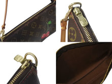 Load image into Gallery viewer, 極美品 LOUIS VUITTON ルイヴィトン モノグラム チェリー ポシェットアクセソワール アクセサリーポーチ 村上隆 M95008 中古 4b000232