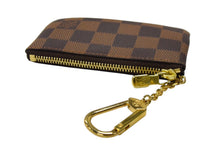 画像をギャラリービューアに読み込む, 新品未使用 LOUIS VUITTON ルイヴィトン ダミエ ポシェットクレ コインケース カードケース N62658 ブラウン 中古 4b000234
