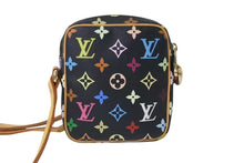 Load image into Gallery viewer, LOUIS VUITTON ルイヴィトン モノグラムマルチカラー リフト ショルダーバッグ ブラック M40056 村上隆 美品 中古 4b000237