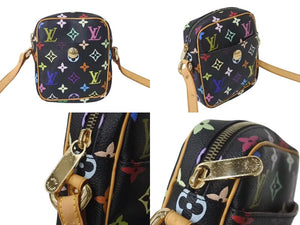 LOUIS VUITTON ルイヴィトン モノグラムマルチカラー リフト ショルダーバッグ ブラック M40056 村上隆 美品 中古 4b000237