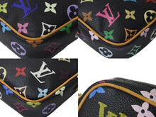 Load image into Gallery viewer, LOUIS VUITTON ルイヴィトン モノグラムマルチカラー リフト ショルダーバッグ ブラック M40056 村上隆 美品 中古 4b000237
