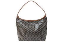 Load image into Gallery viewer, 新品未使用 GOYARD ゴヤール ボエム ホーボー バッグ トートバッグ ブラウン PVC レザー BOHEMEPMLTY01CL01P シルバー金具 中古 4c075568