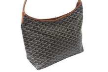 Load image into Gallery viewer, 新品未使用 GOYARD ゴヤール ボエム ホーボー バッグ トートバッグ ブラウン PVC レザー BOHEMEPMLTY01CL01P シルバー金具 中古 4c075568