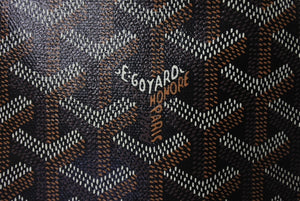 新品未使用 GOYARD ゴヤール ボエム ホーボー バッグ トートバッグ ブラウン PVC レザー BOHEMEPMLTY01CL01P シルバー金具 中古 4c075568