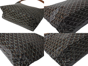 新品未使用 GOYARD ゴヤール ボエム ホーボー バッグ トートバッグ ブラウン PVC レザー BOHEMEPMLTY01CL01P シルバー金具 中古 4c075568