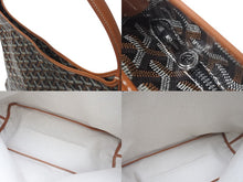 Load image into Gallery viewer, 新品未使用 GOYARD ゴヤール ボエム ホーボー バッグ トートバッグ ブラウン PVC レザー BOHEMEPMLTY01CL01P シルバー金具 中古 4c075568