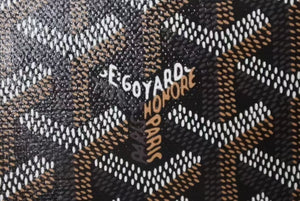 新品未使用 GOYARD ゴヤール ボウリング25 トイレタリーバッグ クラッチバッグ BOWLIN025TY01CL01P ブラック PVC レザー 中古 4c075956