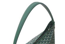 Load image into Gallery viewer, 新品未使用 GOYARD ゴヤール ボエム ホーボーバッグ グリーン BOHEMEPMLTY33CL33P コーティングキャンバス シルバー金具 中古 4b000240