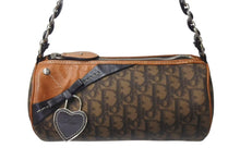 Load image into Gallery viewer, CHRISTIAN DIOR クリスチャンディオール ロマンティック ワンショルダーバッグ トロッター CM 0017 ブラウン ブラック 美品 中古 4b000251