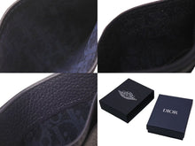 画像をギャラリービューアに読み込む, ChristianDior クリスチャンディオール NIKE ナイキ AIRDIORロゴプリントレザーカードケース グレー レザー 美品 中古 4b000253