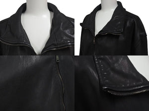 DOLCE & GABBANA ドルチェアンドガッバーナ ラムレザーブルゾン ブラック サイズ56 LS - G9N16L 美品 中古 4b000258
