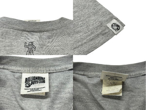 Billionaire Boys Club ビリオネアボーイズクラブ 半袖Ｔシャツ グレー コットン BBCJP172ST004 フリーサイズ 美品 中古 4b002584