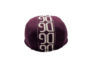DOLCE&GABBANA ドルチェアンドガッバーナ キャップ ワインレッド ベージュ コットン サイズ60 美品 中古 4b000265