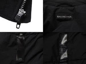 BALENCIAGA バレンシアガ ジャケット Racing Jacket 2020AW レーシングジャケット ブラック サイズ44 626604 美品 中古 4b000268