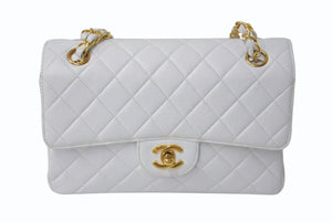 極美品 CHANEL シャネル マトラッセ23 Wフェイス Wチェーン ワンショルダーバッグ 3番台 ラムスキン ココマーク ゴールド金具 中古 4b000270