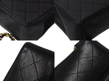 Load image into Gallery viewer, CHANEL シャネル マトラッセラムスキン チェーンリュック ココマーク ブラック ゴールド金具 美品 中古 4b000272
