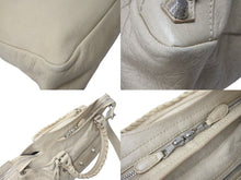 Load image into Gallery viewer, 美品 BALENCIAGA バレンシアガ ワンショルダーバッグ ハンドバッグ 240578 ザ ジャイアント タウン ベージュ レザー 中古 4b000277
