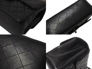 極美品 CHANEL シャネル マトラッセ23 Wフェイス Wチェーン ワンショルダーバッグ Y01480 4番台 ラムスキン ココマーク シルバー金具 中古 4b000278