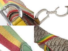 Load image into Gallery viewer, 極美品 Christian Dior クリスチャンディオール サドルバッグ ハンドバッグ ラスタカラー シルバー 04年 中古 4b000280