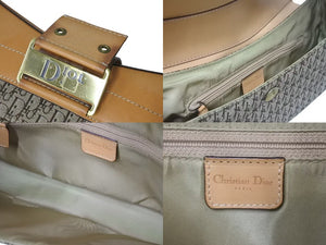 Christian Dior クリスチャンディオール トロッター ストリートシック ショルダーバッグ ブラウン キャンバス 良品 中古 4b000282
