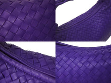 Load image into Gallery viewer, BOTTEGA VENETA ボッテガヴェネタ イントレチャート ホーボー ワンショルダーバッグ ミデュアム パープル B012867351 美品 中古 4b000284