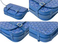 Load image into Gallery viewer, GOYARD ゴヤール ベルヴェデーレPM ショルダーバッグ BELVE3PMLTY09CG09P ブルー PVC レザー シルバー金具 美品 中古 4b000292