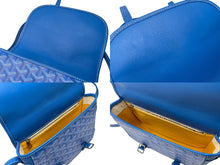 Load image into Gallery viewer, GOYARD ゴヤール ベルヴェデーレPM ショルダーバッグ BELVE3PMLTY09CG09P ブルー PVC レザー シルバー金具 美品 中古 4b000292