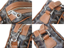 Load image into Gallery viewer, 極美品 GOYARD ゴヤール カップヴェールPM ショルダーバッグ ブラウン PVC レザー シルバー金具 中古 4b000294