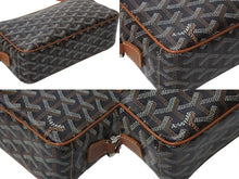 Load image into Gallery viewer, 極美品 GOYARD ゴヤール カップヴェールPM ショルダーバッグ ブラウン PVC レザー シルバー金具 中古 4b000294