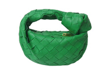 Load image into Gallery viewer, 極美品 BOTTEGAVENETA ボッテガヴェネタ ミニ ジョディ ハンドバッグ パラキート グリーン ラムレザー カーフレザー 中古 4b000295