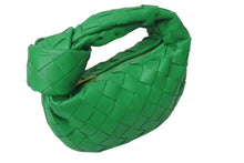 Load image into Gallery viewer, 極美品 BOTTEGAVENETA ボッテガヴェネタ ミニ ジョディ ハンドバッグ パラキート グリーン ラムレザー カーフレザー 中古 4b000295