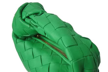 Load image into Gallery viewer, 極美品 BOTTEGAVENETA ボッテガヴェネタ ミニ ジョディ ハンドバッグ パラキート グリーン ラムレザー カーフレザー 中古 4b000295