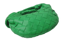 Load image into Gallery viewer, 極美品 BOTTEGAVENETA ボッテガヴェネタ ミニ ジョディ ハンドバッグ パラキート グリーン ラムレザー カーフレザー 中古 4b000295