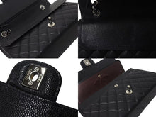 Load image into Gallery viewer, 極美品 CHANEL シャネル マトラッセ25 チェーンショルダーバッグ ココマーク 19番台 キャビアスキン ブラック シルバー金具 中古 4b000297