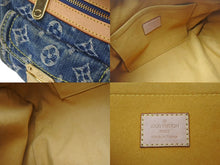 Load image into Gallery viewer, LOUIS VUITTON ルイヴィトン ネオスピーディ ハンドバッグ M95019 モノグラムデニム ゴールド金具 美品 中古 4b000298