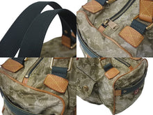 Load image into Gallery viewer, LOUIS VUITTON ルイヴィトン モノグラモフラージュ リス ボストンバッグ カーキ 村上隆 デニム 08AW M95771 美品 中古 4b000299