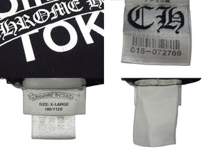 CHROME HEARTS クロムハーツ OFFWHITE Tokyo Tee オフホワイト 東京限定半袖Tシャツ バックスクロールラベルプリント ブラック 良品 中古 4b000003