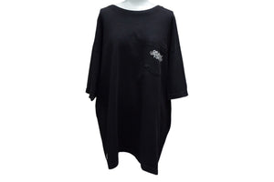 CHROME HEARTS クロムハーツ OFFWHITE Tokyo Tee オフホワイト 東京限定半袖Tシャツ バックスクロールラベルプリント ブラック 良品 中古 4b000003