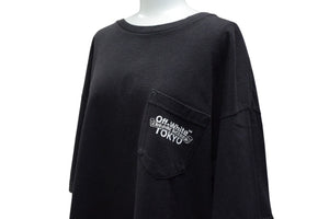 CHROME HEARTS クロムハーツ OFFWHITE Tokyo Tee オフホワイト 東京限定半袖Tシャツ バックスクロールラベルプリント ブラック 良品 中古 4b000003