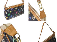 Load image into Gallery viewer, LOUIS VUITTON ルイヴィトン ポシェットアクセソワール アクセサリーポーチ M92648 モノグラム マルチカラー ブラック 美品 中古 4b000301