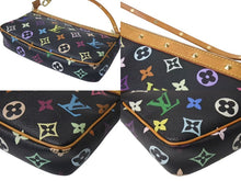 Load image into Gallery viewer, LOUIS VUITTON ルイヴィトン ポシェットアクセソワール アクセサリーポーチ M92648 モノグラム マルチカラー ブラック 美品 中古 4b000301