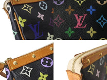 Load image into Gallery viewer, LOUIS VUITTON ルイヴィトン ポシェットアクセソワール アクセサリーポーチ M92648 モノグラム マルチカラー ブラック 美品 中古 4b000301
