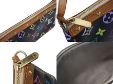 Load image into Gallery viewer, LOUIS VUITTON ルイヴィトン ポシェットアクセソワール アクセサリーポーチ M92648 モノグラム マルチカラー ブラック 美品 中古 4b000301
