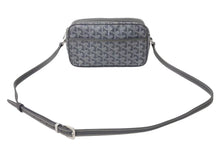 Load image into Gallery viewer, 極美品 GOYARD ゴヤール カップヴェールPM ショルダーバッグ グレー PVC レザー シルバー金具 中古 4b000302