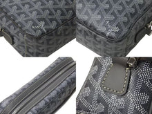Load image into Gallery viewer, 極美品 GOYARD ゴヤール カップヴェールPM ショルダーバッグ グレー PVC レザー シルバー金具 中古 4b000302