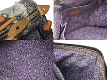 Load image into Gallery viewer, LOUIS VUITTON ルイヴィトン スピーディ30 ボストンバッグ パッチワーク M95381 モノグラムデニム ブラック 美品 中古 4b000308