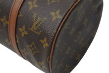 Load image into Gallery viewer, LOUIS VUITTON ルイヴィトン モノグラム パピヨン30 ハンドバッグ M51385 筒型 ロゴ 鞄 ゴールド金具 ブラウン 美品 中古 4b000310