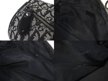 Load image into Gallery viewer, Christian Dior クリスチャンディオール トロッター 35cm ボストンバッグ BO A 0043 ブラック シルバー金具 美品 中古 4b000311