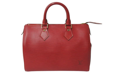 LOUIS VUITTON ルイヴィトン スピーディ 25 エピ レザー ミニ ボストンバッグ ハンドバッグ カスティリアンレッド M43017 美品 中古 4b000314