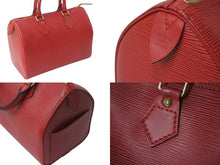 Load image into Gallery viewer, LOUIS VUITTON ルイヴィトン スピーディ 25 エピ レザー ミニ ボストンバッグ ハンドバッグ カスティリアンレッド M43017 美品 中古 4b000314